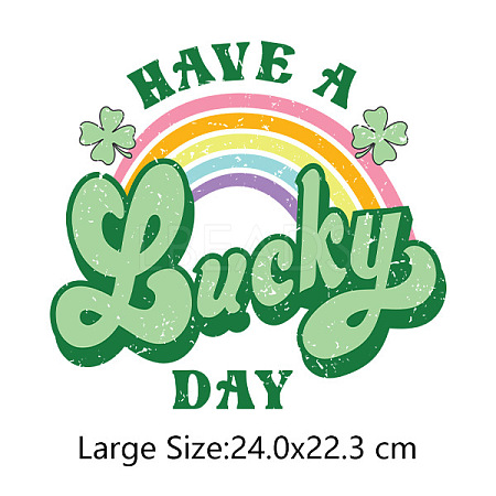Saint Patrick's Day Theme PET Sublimation Stickers PW-WG11031-06-1