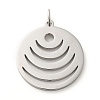 Non-Tarnish 304 Stainless Steel Pendants STAS-C086-05C-P-1