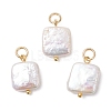 Natural Nucleated Pearl Keshi Pendants PALLOY-JF04626-01-1