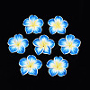 Handmade Polymer Clay 3D Flower Plumeria Beads LS-X-CLAY-Q192-30mm-05-1