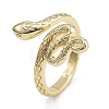 Rack Plating Brass Cuff Finger Rings for Women RJEW-M028-36G-2