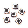 Baking Paint Glass Enamel Beads LAMP-S079-14D-1