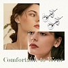 100Pcs 3 Styles Original Color 304 Stainless Steel Ball Post Stud Earring Findings STAS-YW0003-06-6