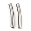 Non-Tarnish 304 Stainless Steel Tube Beads STAS-B047-27F-P-1