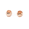Brass Crimp Beads KK-S509-01RG-01-2