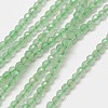 Natural Green Aventurinee Beads Strands G-A129-3mm-D03-1