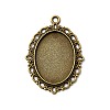 Zinc Alloy Pendant Settings for Cabochon & Rhinestone LS-PALLOY-A15257-AB-LF-1