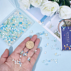 96G 8 Colors Imitation Cat Eye Glass Cylinder Seed Beads GLAA-SC0003-20A-3