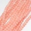 Natural Yellow Jade Beads Strands X-G-G598-6mm-YXS-22-1