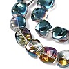 Electroplate Glass Beads Strands EGLA-N012-07V-3