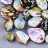 Painted Acrylic Beads X-ACRP-N002-01-1