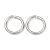 Tarnish Resistant 304 Stainless Steel Open Jump Rings X-STAS-R065-41-4