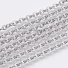 Non-Tarnish 3.28 Feet 304 Stainless Steel Cable Chains X-CHS-F006-01E-P-1