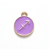 Alloy Enamel Pendants ENAM-S124-01B-01F-2
