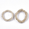 Handmade Reed Cane/Rattan Woven Linking Rings X-WOVE-T006-004B-2