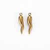 Ion Plating(IP) 304 304 Stainless Steel Charms STAS-N097-105LG-NR-1