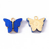 Alloy Acrylic Pendants ENAM-R136-01F-1