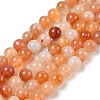 Natural Red Agate Beads Strands G-A248-A06-04-2