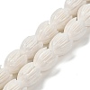 Synthetic Coral Dyed Carved Beads Strands CORA-P004-01D-1