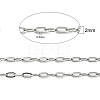 Tarnish Resistant 304 Stainless Steel Cable Chains CHS-K001-30-2mm-2