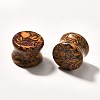 Natural Miriam Stone Ear Plugs Gauges G-I359-12B-2