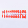 Solid Colors Matte Plastic False Nails Full Cover Fake Nails Tips MRMJ-T031-15-05-1