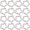 200Pcs CCB Plastic Bead Frames CCB-SC0001-19-1