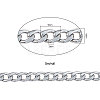 304 Stainless Steel Curb Chains CHS-CJ0001-14P-2