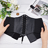 PU Leather Wide Elastic Corset Belts AJEW-WH0263-46C-3