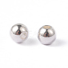 Round 202 Stainless Steel Beads STAS-O091-A-04S-1