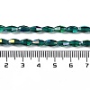 Electroplate Glass Beads Strands GLAA-Q101-03B-AB02-4