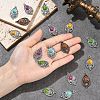 Bohemian Dyed Synthetic Turquoise Pendants LS-FIND-YWC0003-02AB-01-5