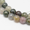 Natural Moss Agate Beads Strands X-G-F342-01-6mm-1
