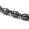 Synthetic Non-Magnetic Hematite Beaded Bracelets BJEW-E084-05-2
