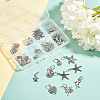Tibetan Style Alloy Pendants PALLOY-PH0013-34AS-5