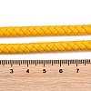 Braided Leather Cord with Core WL-F009-6mm-01-3