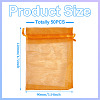 50Pcs Organza Bags Jewellery Storage Pouches Wedding Favour Party Mesh Drawstring Gift OP-TA0001-16B-3