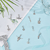 24Pcs 12 Styles Alloy Shoes Charms HJEW-DR00099-3