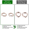 925 Sterling Silver Open Jump Rings STER-F036-02RG-0.9x7mm-2