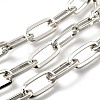 Aluminium Paperclip Chains CHA-F004-04P-1