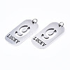 Non-Tarnish 201 Stainless Steel Pendants STAS-T044-220P-9-3