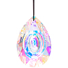 1Pc Glass Pendant Decorations AJEW-BBC0002-29-1