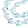 Transparent Glass Beads Strands DGLA-N021-02A-02-3
