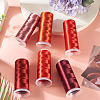 6Rolls 6 Colors Velour Yarn AJEW-TA0002-70A-5