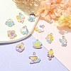 12Pcs 12 Style Alloy Enamel Pendants ENAM-YW0002-76-5