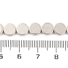 Flat Round Tibetan Style Alloy Bead Strands X-TIBEB-O007-48-NR-4