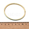 304 Stainless Steel Enamel Hinged Cuff Bangles for Women SA-CBAC920-15G-01E-5