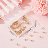 Beebeecraft 60Pcs Rack Plating Brass Bullet Ear Nuts KK-BBC0004-45-7