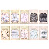 Flower and Butterfly Pattern Self Adhesive Nail Art Stickers AJEW-WH0109-82-M-1