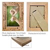 Rectangle with Star & Word Wooden Photo Frames AJEW-WH0292-007-2